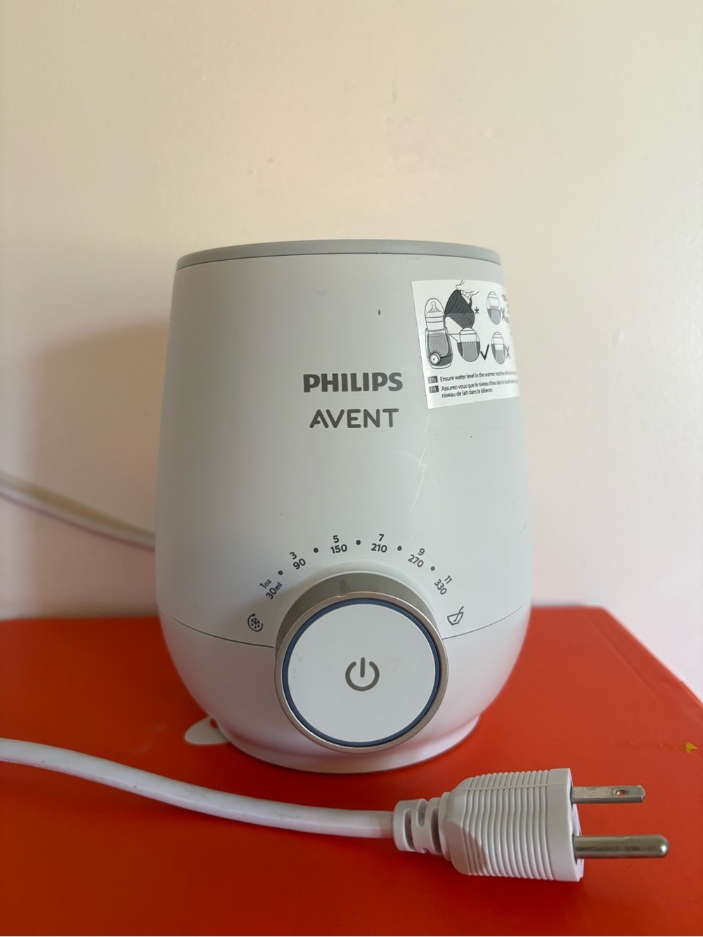 Philips Gray-White Bottle Warmer Base